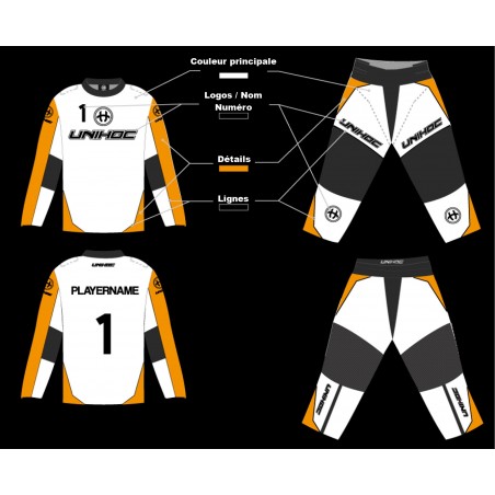 Equipement de gardien UNIHOC personnalisé