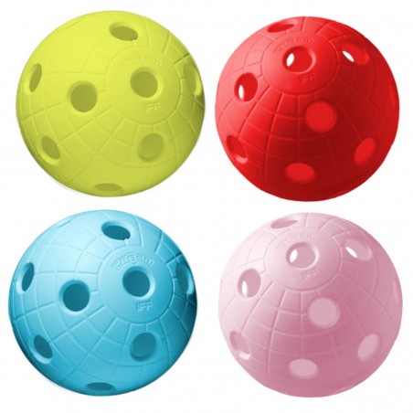 Set 100 Balles de unihockey CR8BER multicolores