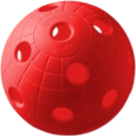 Balles de unihockey CR8BER rouges